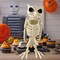 Halloween Skeleton Owl Decoration Realistic 12" Skeleton Animal Figure Plastic Owl Bone Model For Haunted House Party